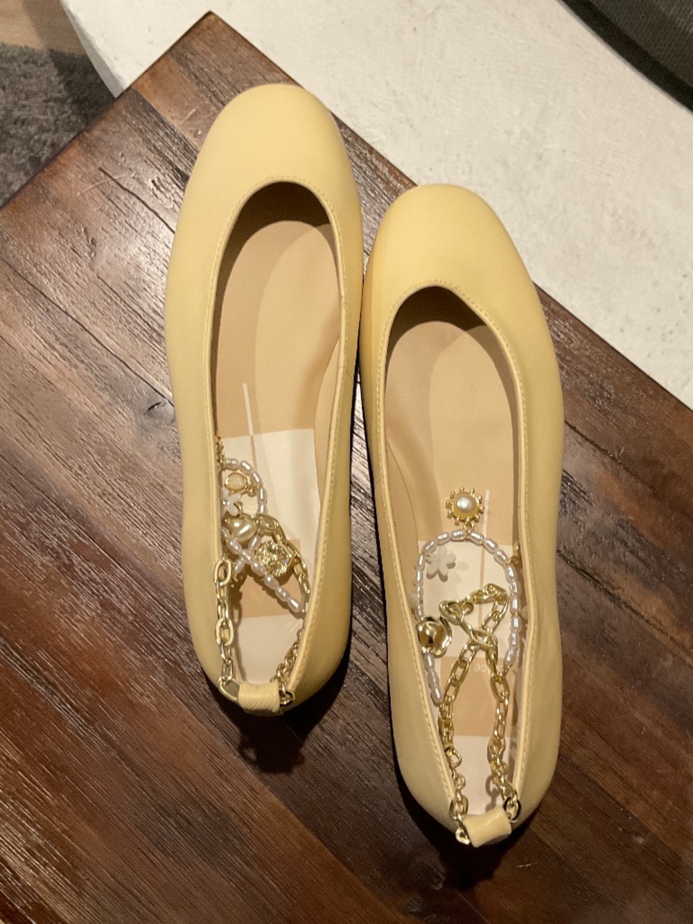 Dolce Vita Baiden Ballet Flats Warm Natural Leather Size 8 - Picture 8 of 8